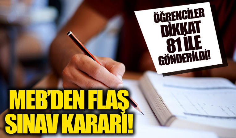 MEB'den flaş karar! Tüm lise öğrencilerini ilgilendiriyor...