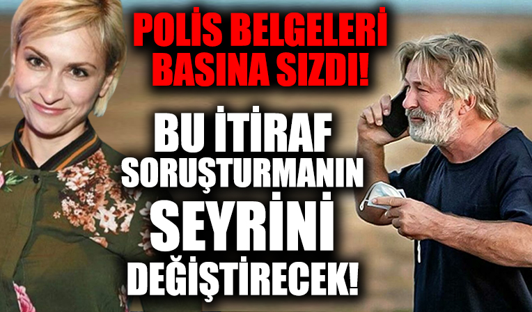Ünlü oyuncu Alec Baldwin'in Halyna Hutchins'i vurduğu kazada son dakika gelişmesi: Polis belgeleri sızdı!