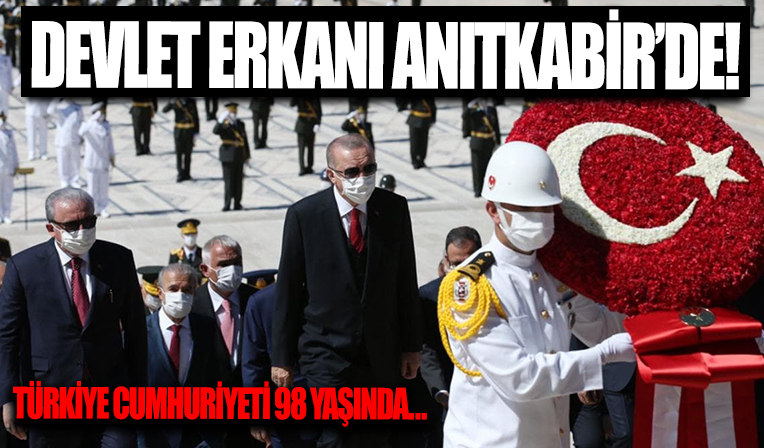 Başkan Erdoğan ve Devlet Erkanı Anıtkabir'de! '2023 hedefleri' vurgusu...
