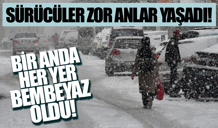 Yurttan kar manzaraları! Kars, Ardahan, Sivas... Sürücüler zor anlar yaşadı