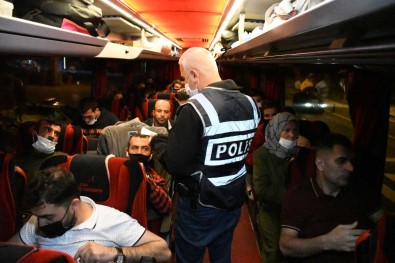 Aksaray'da Yolcu Otobüslerine Yönelik Denetimler Sürüyor