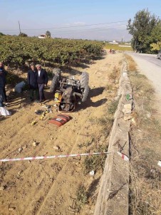 Devrilen Traktörün Altinda Kalan Sürücüsü Yaralandi