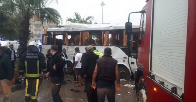 Antalya'da araç takla attı: 8 Rus yaralı!