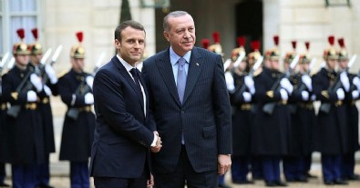 Başkan Erdoğan, Macron ile görüştü