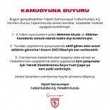 Samsunspor'da Mehmet Akyüz Ve Gökhan Karadeniz Süresiz Kadro Disi Birakildi!