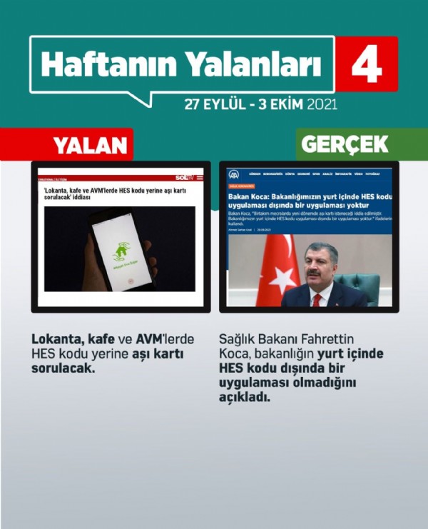 İşte muhalefetin haftalık yalanları!