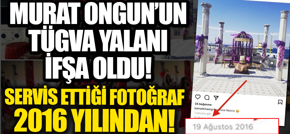 Murat Ongun'un TÜGVA yalanı ifşa oldu!