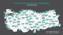 Sağlık Bakanı Koca illere göre haftalık vaka sayısı haritasını paylaştı
