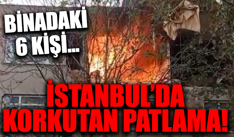 İstanbul'da korkutan patlama!