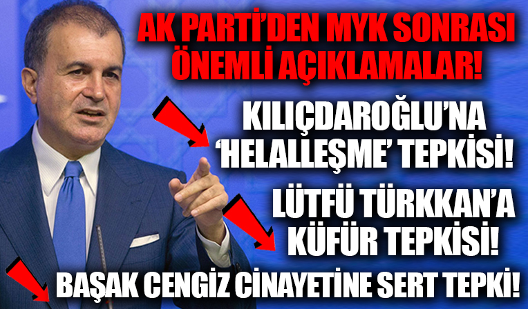 AK Parti Sözcüsü Ömer Çelik'ten Başak Cengiz açıklaması: Bu zihniyete karşı seferberlik oluşturulması lazım