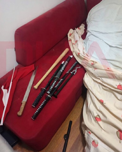 Başak Cengiz'i vahşice öldürmüştü: Samuray kılıçlı caninin odası ve dehşet koleksiyonu ortaya çıktı