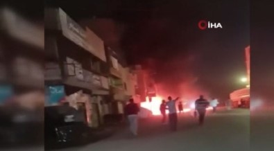 Misir'da Galeride Yangin Açiklamasi Çok Sayida Otomobil Alevlere Teslim Oldu