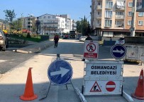 Osmangazi'de Bozulan Yollar Asfaltla Yenileniyor Haberi