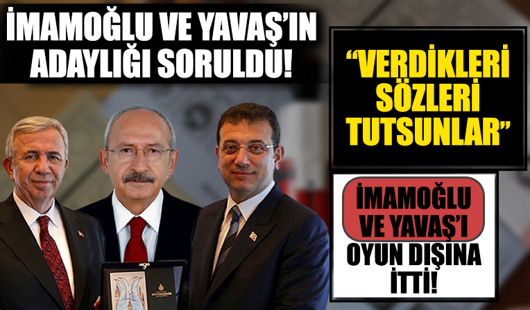 İmamoğlu ve Yavaş sorusu! Kılıçdaroğlu'ndan canlı yayında itiraf!