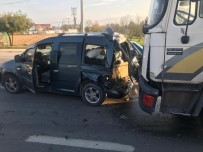 D-100'De Dört Araçli Zincirleme Kaza Açiklamasi 1 Yarali