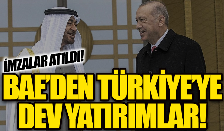 BAE Veliaht Prensi Zayed Türkiye'de! İki ülke arasında kritik anlaşmalar imzalandı!