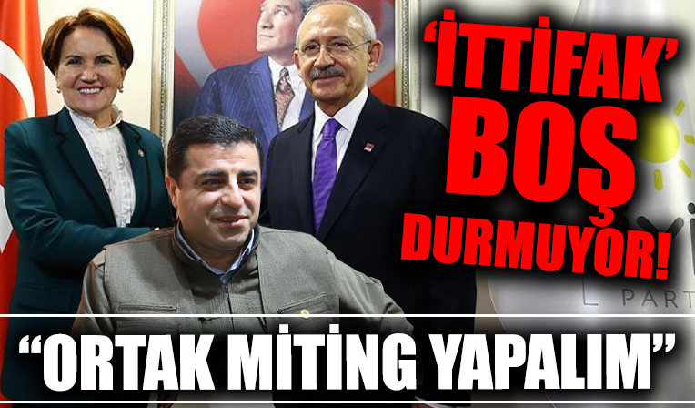 Demirtaş'tan muhalefete 'hükümeti istifaya davet edelim' çağrısı: Ortak miting yapalım