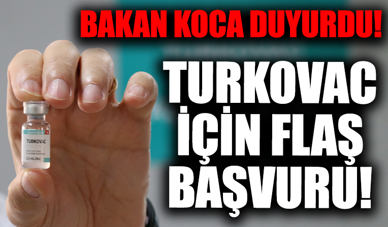 Bakan Koca: TURKOVAC'ın acil kullanım onayı için başvuru yapıldı
