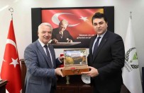 DP Genel Baskani Uysal'dan Baskan Bilgin'e Ziyaret