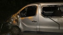 TEM'de Isçileri Tasiyan Minibüs Ile Yolcu Otobüsü Çarpisti Açiklamasi 5 Yarali