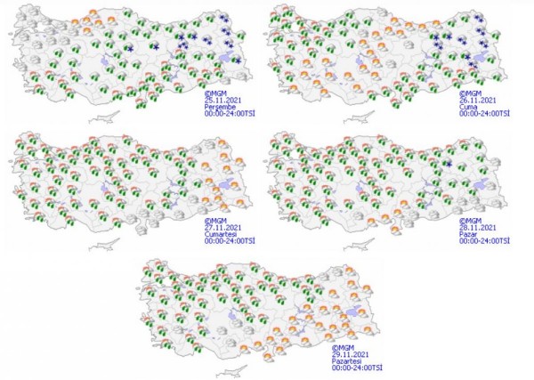 Kar yağışı, etkisini göstermeye başladı