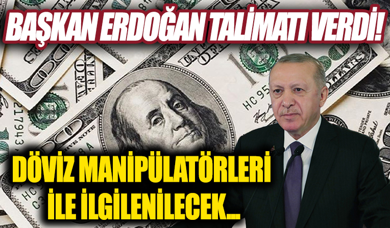 Döviz kurları üzerinden manipülasyon araştırılacak: Başkan Erdoğan talimat verdi