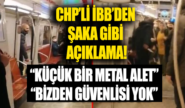 Metrodaki bıçaklı saldırı girişiminin ardından Metro İstanbul'dan şaka gibi açıklama: En yüksek güvenlik bizde
