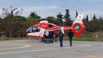 Kalp Krizi Geçiren Hastanin Yardimina Ambulans Helikopter Yetisti