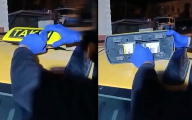 Denizli'de taksicinin eroin zulasını polis ortaya çıkardı