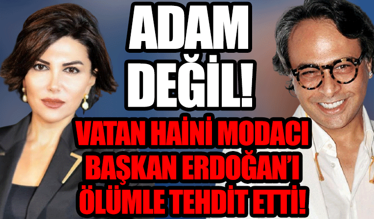 LGBT'li vatan haini Barbaros Şansal Başkan Recep Tayyip Erdoğan'ı ölümle tehdit etti! Sedef Akbaş gülümsedi...