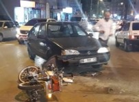 Ankara'da Çalinti Motosiklet Ile Otomobil Çarpisti Açiklamasi 1 Yarali