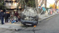 Takla Atan Otomobilden Yarali Kurtuldu