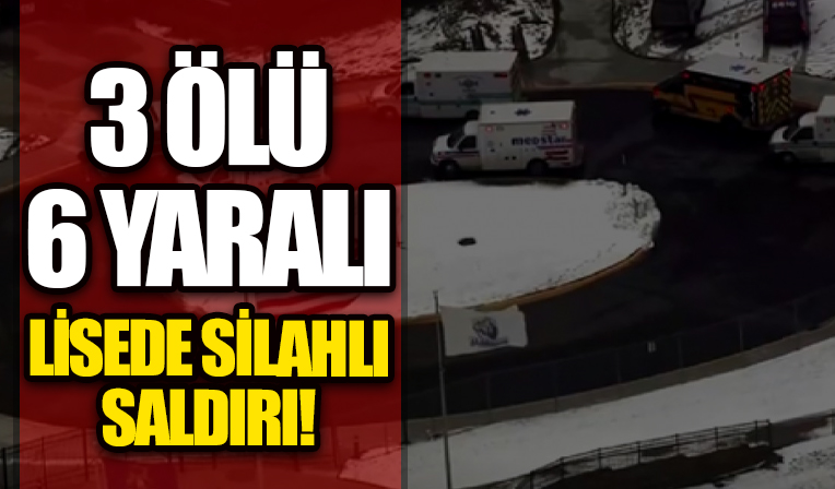 ABD’de bir lisede silahlı saldırı: 3 ölü, 6 yaralı