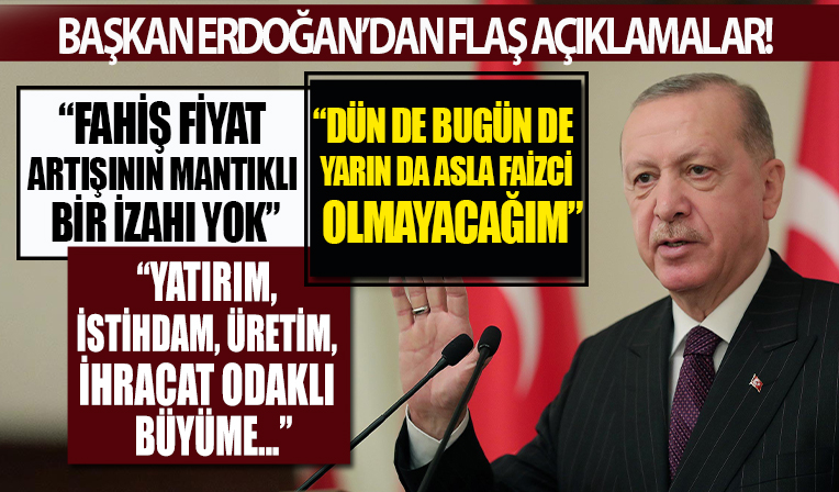 Başkan Erdoğan: Yatırım, istihdam ve üretim odaklı büyüme stratejisi ile yolumuza devam edeceğiz