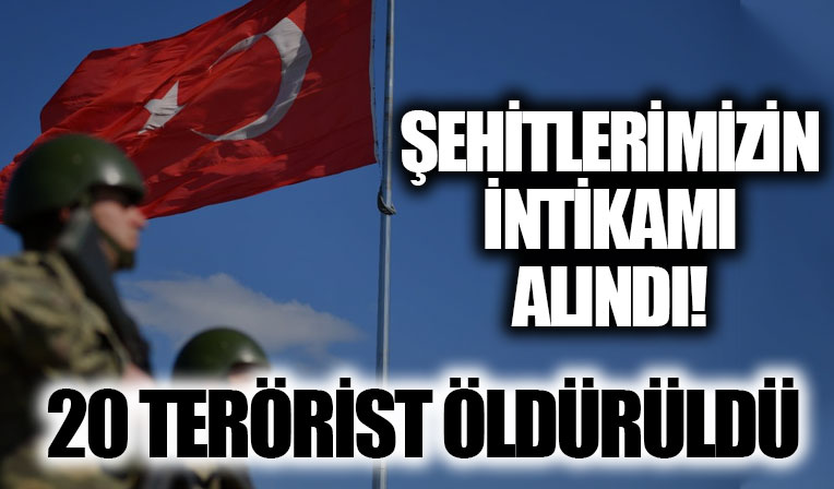 Bakan Akar duyurdu! 2 günde 20 terörist etkisiz hale getirildi