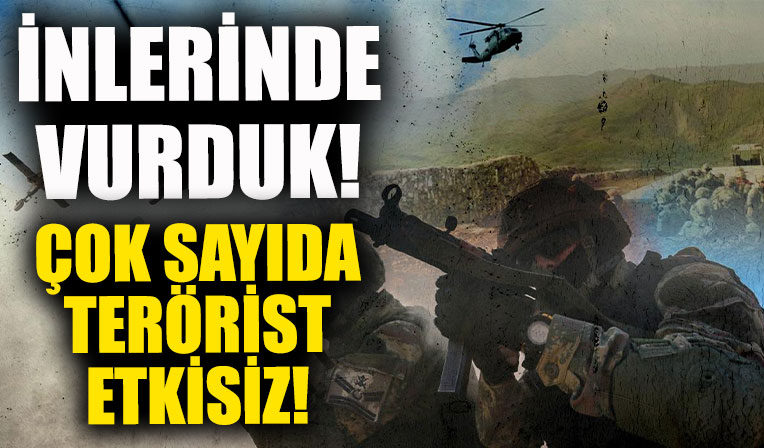 Sincar'a hava harekatı! Çok sayıda terörist etkisiz hale getirildi!