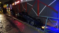 Bursa'da Kontrolden Çikan Otomobil Yan Yolu Uçtu Açiklamasi 1 Ölü, 1 Yarali