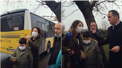 İBB otobüsüyle yolda kalan otizmli çocuğun yardımına Beyoğlu Belediye Başkanı Yıldız yetişti
