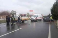 Otomobil Ile Kamyonet Çarpisti Açiklamasi 1 Yarali