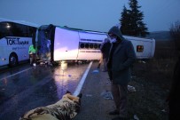 Amasya'da Yolcu Otobüsü Devrildi Açiklamasi 1 Ölü, 19 Yarali