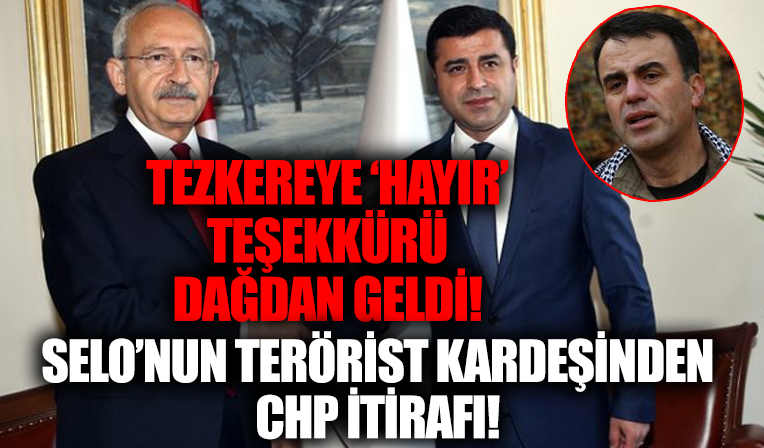 Terörist Nurettin Demirtaş'tan CHP itirafı: PKK memnuniyetle karşıladı