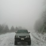 Kazdaglari'nin Yüksekleri Beyaza Büründü