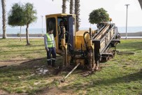 Mersin Büyüksehir Belediyesi, Yatay Sondaj Çalismasiyla Kazi Yapmadan Sulama Borusu Dösüyor