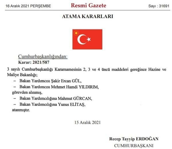 Yunus Elitaş Kimdir? Hazine ve Maliye Bakan Yardımcısı Yunus Elitaş Kaç Yaşında?