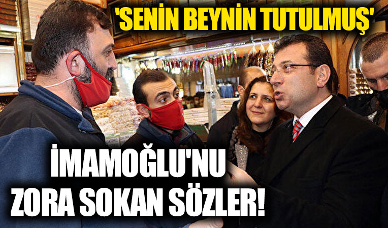 İmamoğlu'ndan İBB'nin terör iltisaklı kişileri işe almasına tepki gösteren vatandaşa yanıt: Senin beynin tutulmuş