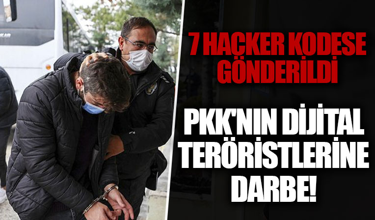 PKK'nın dijital teröristlerine tutuklama: 7 kişi enselendi