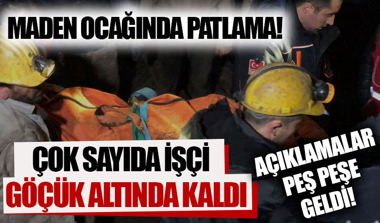 İzmir'de maden ocağında göçük! Çok sayıda kişi göçük altında kaldı! Ekipler olay yerinde...