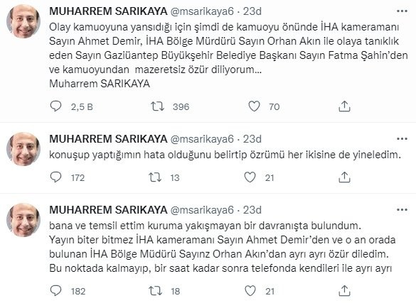 Gazeteci Muharrem Sarıkaya'dan tepki çeken hareket! Canlı yayında ses teknikerini tokatladı