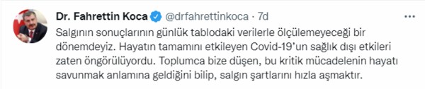 19 Aralık koronavirüs verileri açıklandı! İşte Kovid-19 hasta, vaka ve vefat sayılarında son durum