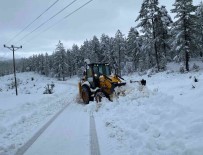 Akseki'de 12 Mahallede Kar Yagisi Önlemi Haberi